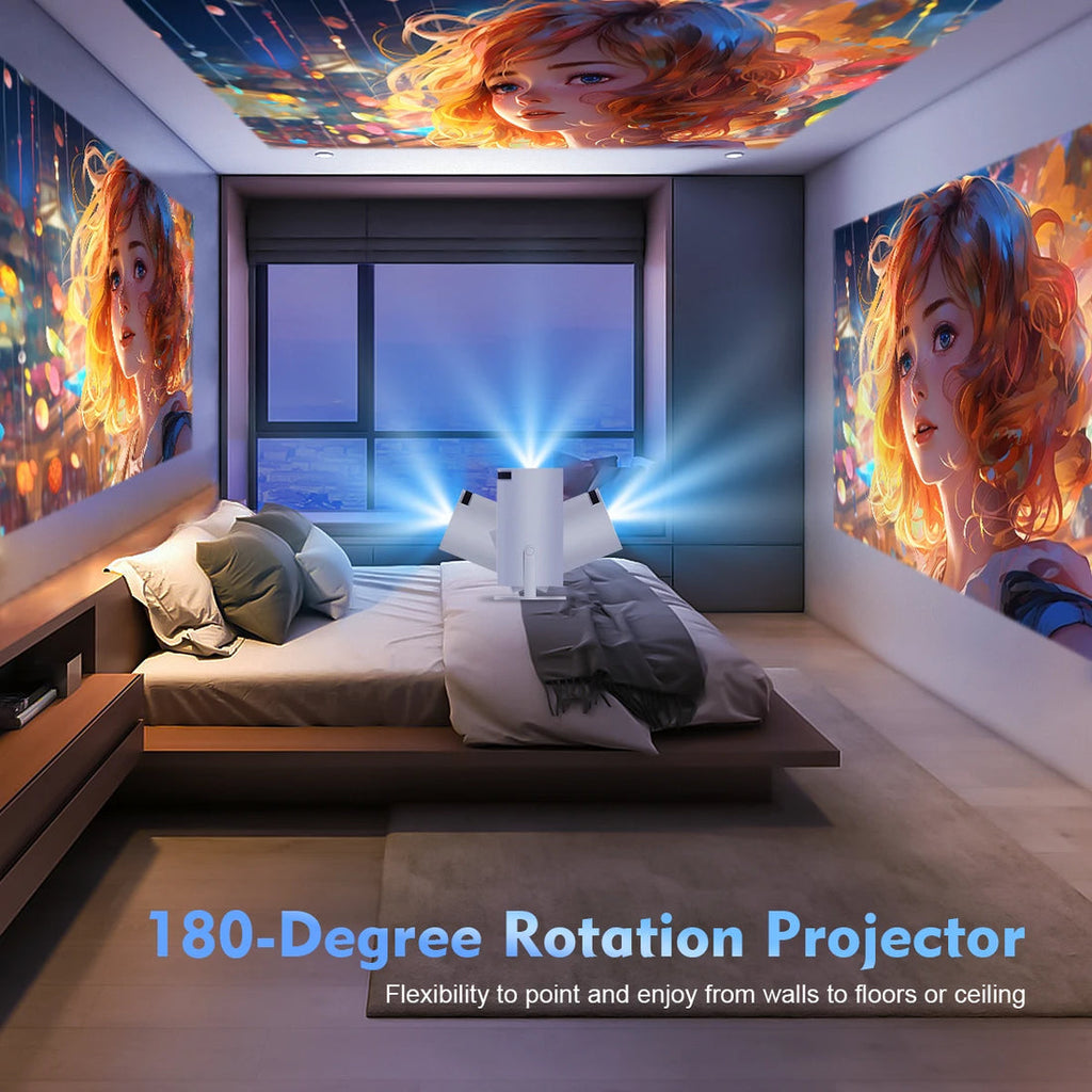 MAGCUBIC HY300 Pro Portable Projector – Android 11, 4K