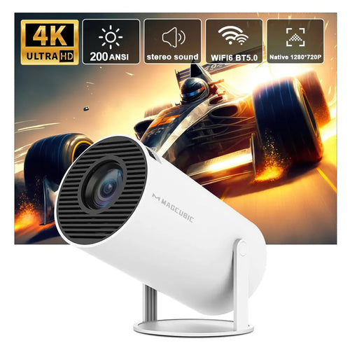 MAGCUBIC HY300 Pro Portable Projector – Android 11, 4K